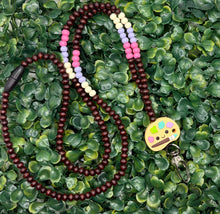 Cargar imagen en el visor de la galería, Fully Beaded Wooden Lanyard